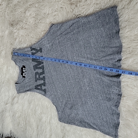 NLST S/S16 Army Cut Off Racerback Muscle Tank Japanese Fabric - Picture 4 of 9